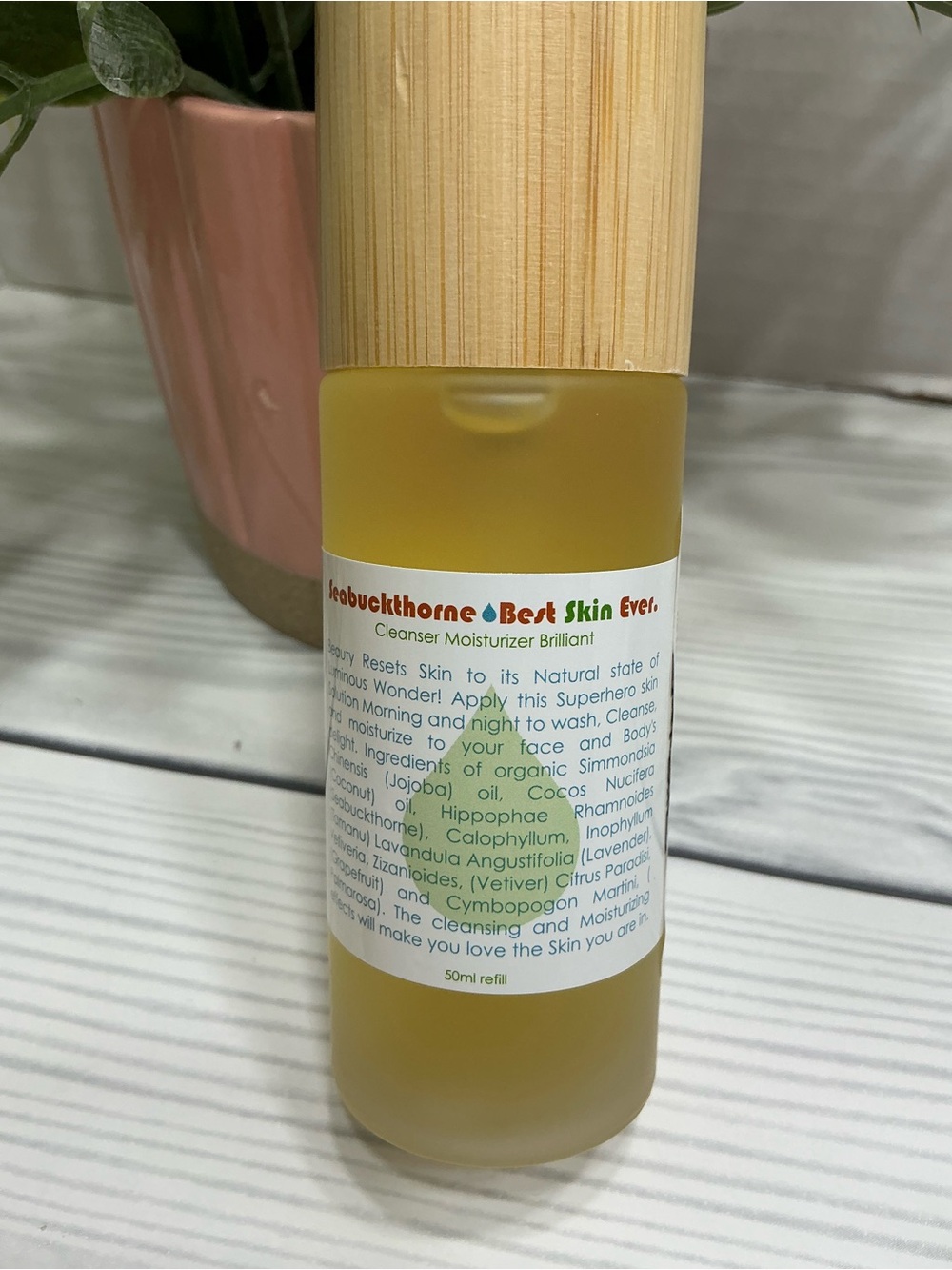 Living Libations Seabuckthorne Brightening Facial Oil - 2 Bottles Refills - Picture 2 of 2